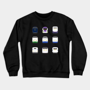 Adventurous Bullet Trains Collection Crewneck Sweatshirt